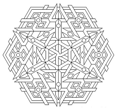 fun geometry coloring pages